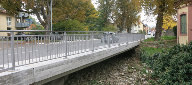 Erneuerung Brücke über den Eschbach in Freiburg-Ebnet