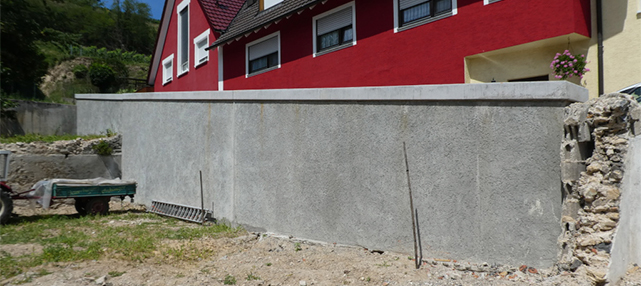 Sicherung Stützwand „Mamberghalde“ in Wasenweiler