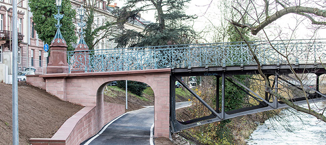 Erneuerung Mariensteg Freiburg width=