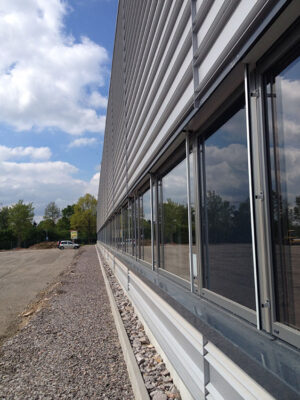 Fertigungshalle SICK Stegmann in Donaueschingen