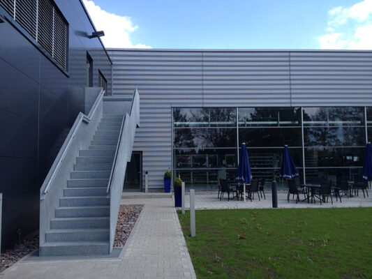 Fertigungshalle SICK Stegmann in Donaueschingen