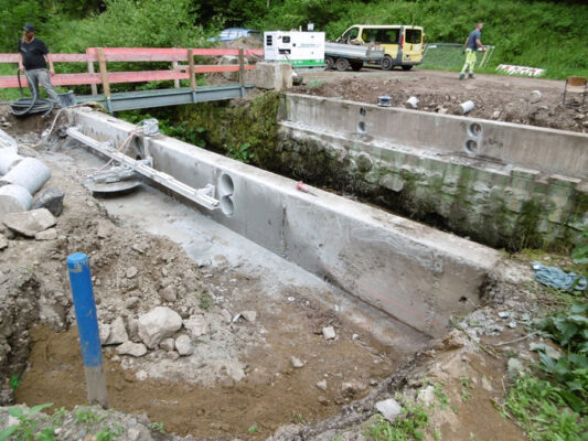 Sanierung der Klausenmühlbrücke bei Grafenhausen