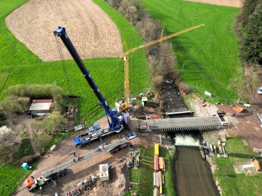 Erneuerung der Eulenwaldbrücke bei Gutach i. Breisgau
