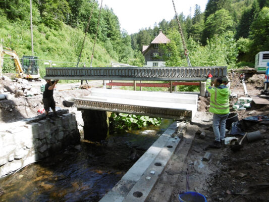Sanierung der Klausenmühlbrücke bei Grafenhausen