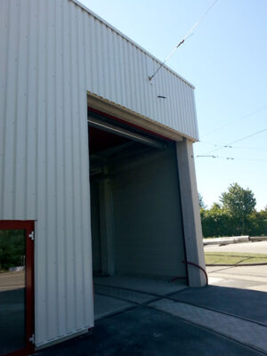 Straßenbahnabstellhalle