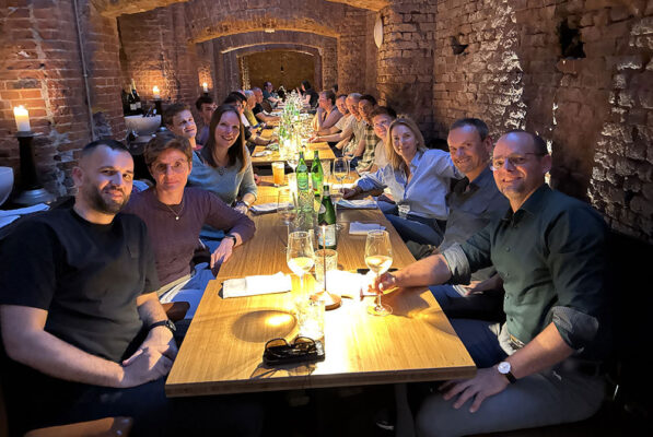 Gemeinsames Abendessen in Hamburg