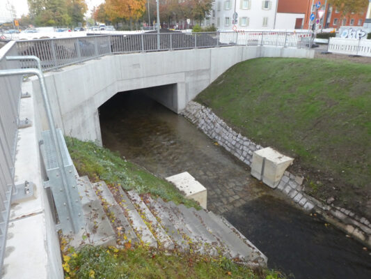 Erneuerung Durchlass Rossgässlebach in Freiburg