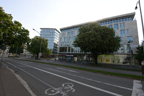 Quartier Unterlinden mit Solitärhaus und Tiefgarage in Freiburg