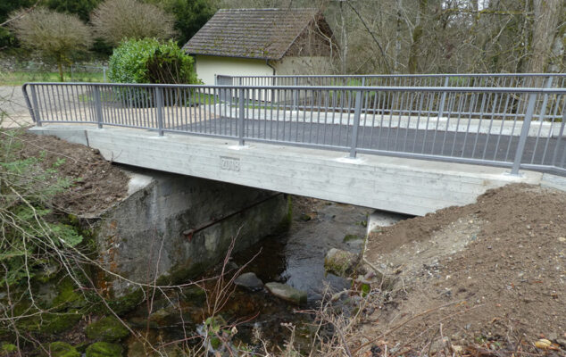 Erneuerung Brücke über den Sulzbach bei Sulzburg