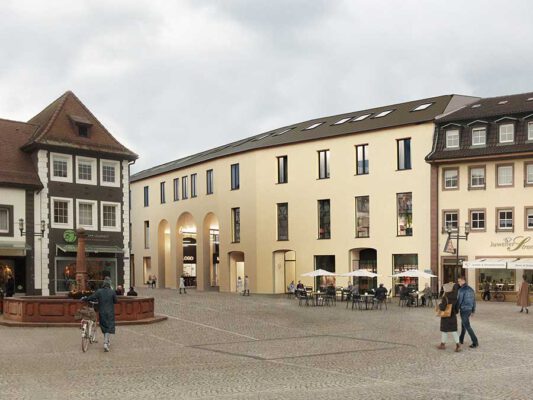 Umbau Kaufhaus Kraus mit Erweiterung in Emmendingen