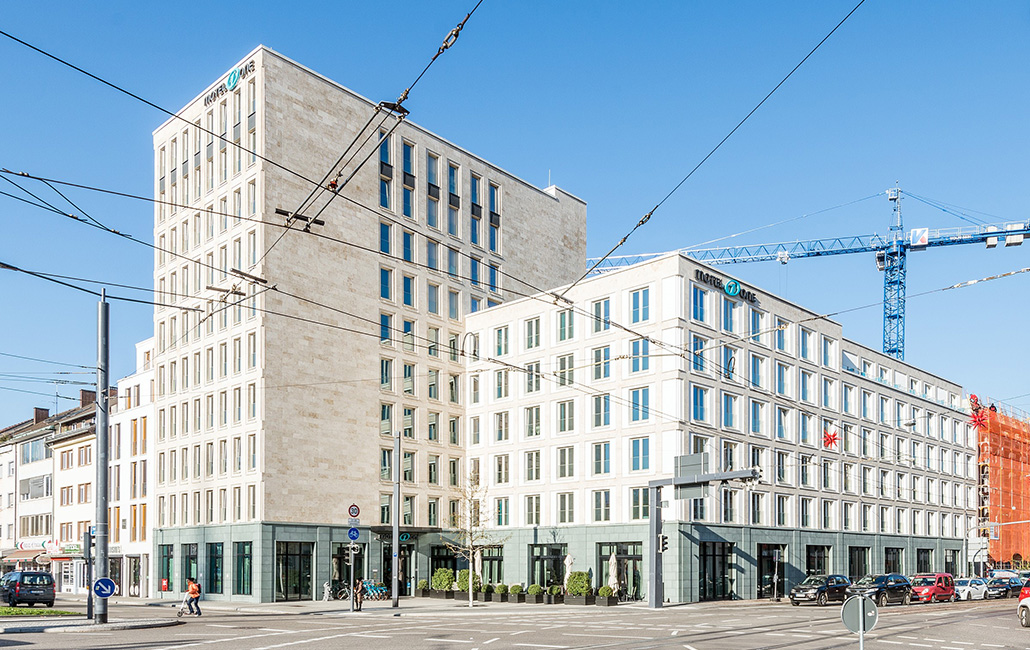 Hotelobjekt Motel One in Freiburg