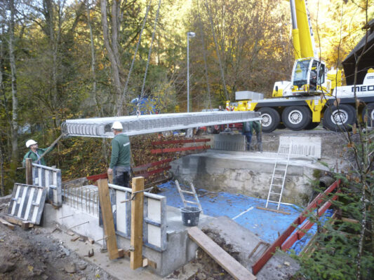 Erneuerung Brücke über den Sulzbach bei Sulzburg