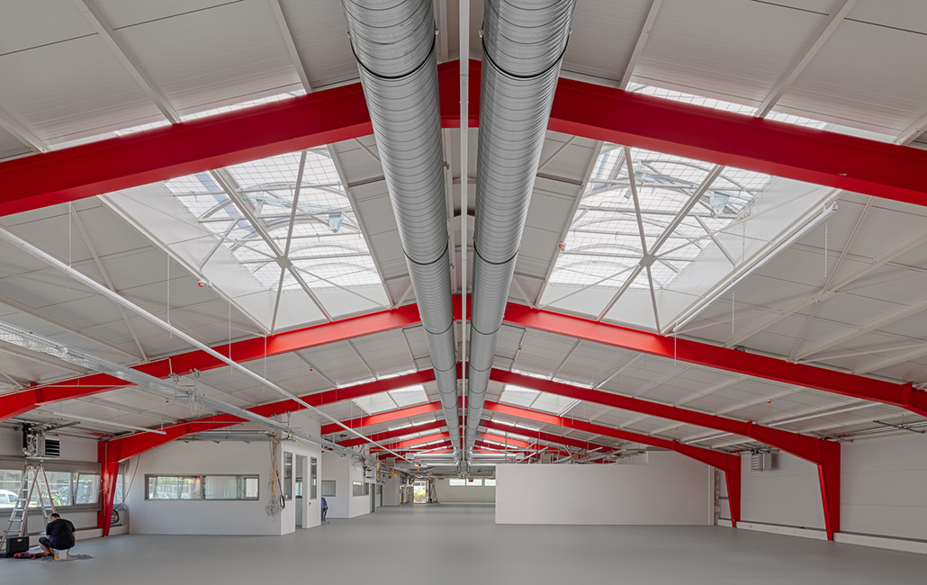 Umbau und Erweiterung einer Produktionshalle in Umkirch