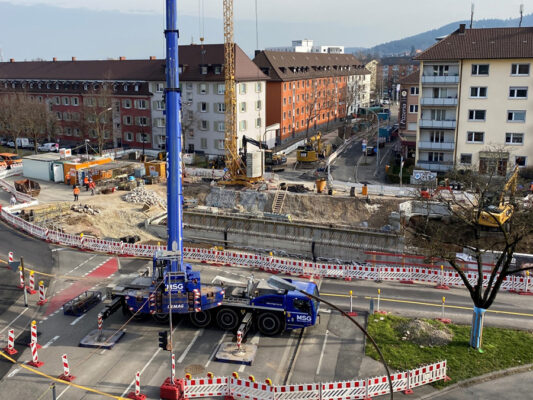 Erneuerung Durchlass Rossgässlebach in Freiburg