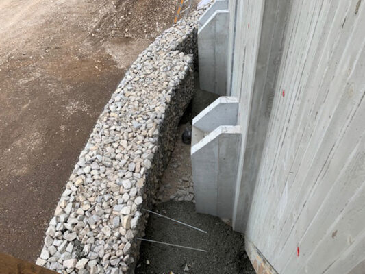 Brücke über die Suwonallee (Stadionzufahrt) in Freiburg