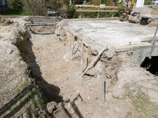 Erneuerung Brücke über den Sulzbach in Sulzburg
