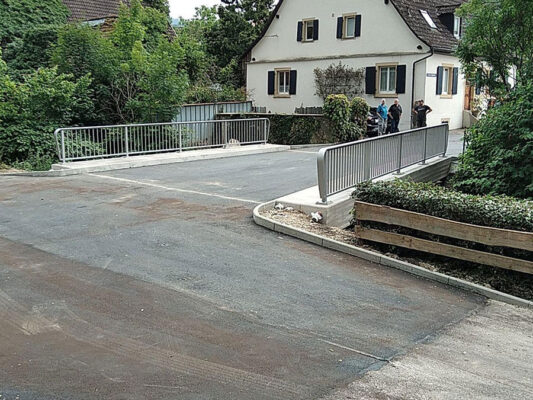 Erneuerung Brücke über den Sulzbach in Sulzburg