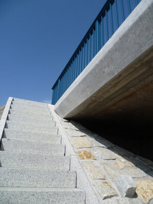 Straßenbrücke für Ortsumfahrung