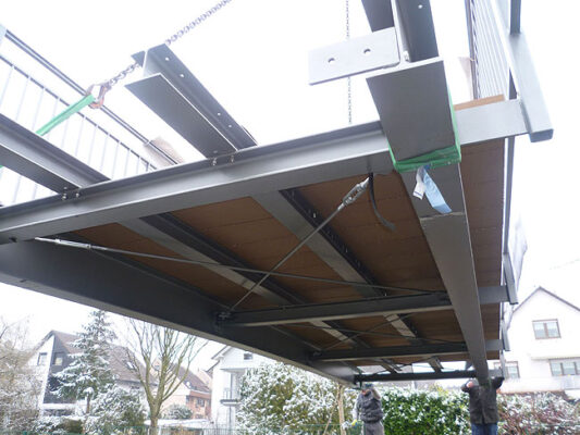 Fuß- und Radwegbrücke über den Mühlbach in Emmendingen