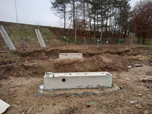 Brücke über den Klemmbach in Neuenburg am Rhein
