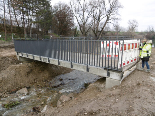 Erneuerung Brücke über den Eschbach in Freiburg-Ebnet